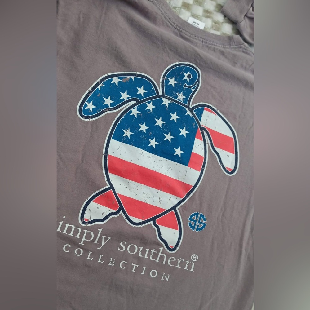 Simply Southern Patriotic Turtle Long Sleeve